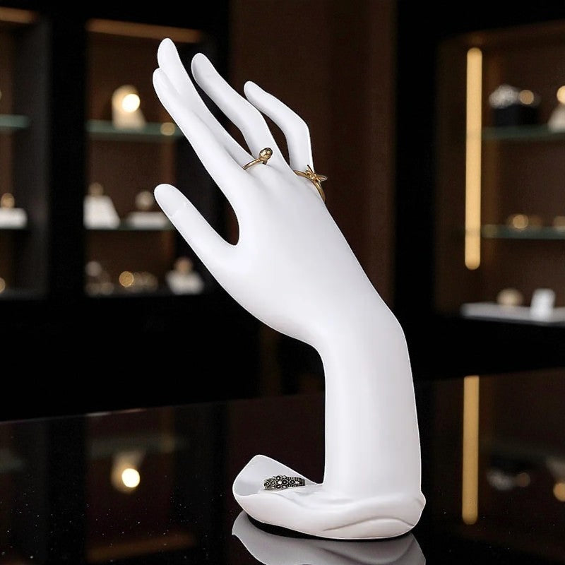 Fahsion Jewelry Display Hand Model Anklet Watch Bracelet Display Stand Sketch Decoration Art Photo Ring Organizer