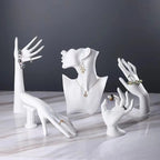 Fahsion Jewelry Display Hand Model Anklet Watch Bracelet Display Stand Sketch Decoration Art Photo Ring Organizer