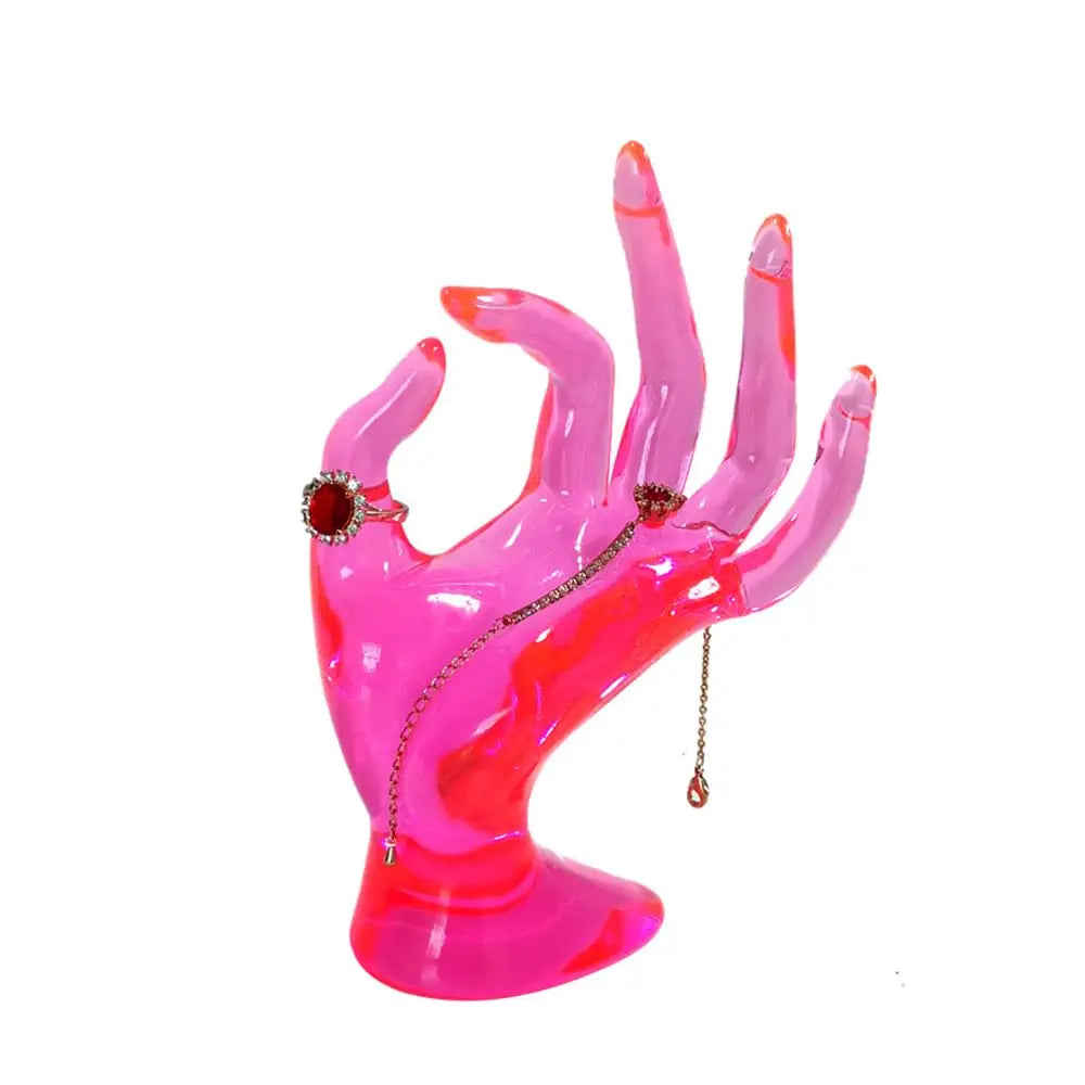 Hand Ring Holder Jewelry Display hand Holder Room Decor Aesthetic Bracelet Ring Stand Hand Model For Ring