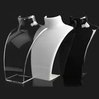 1pc Simple Jewelry Display Stand for Necklace Pendant - Portrait Neck Jewelry Rack, Earring Storage Rack