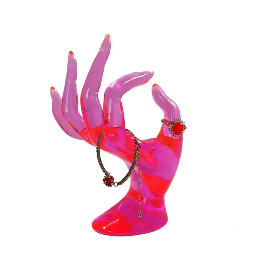 Hand Ring Holder Jewelry Display hand Holder Room Decor Aesthetic Bracelet Ring Stand Hand Model For Ring